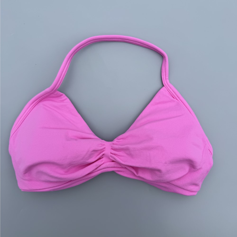 Strappy Bra Gym Top Women High - Plunge Bra Push Up recension och pris