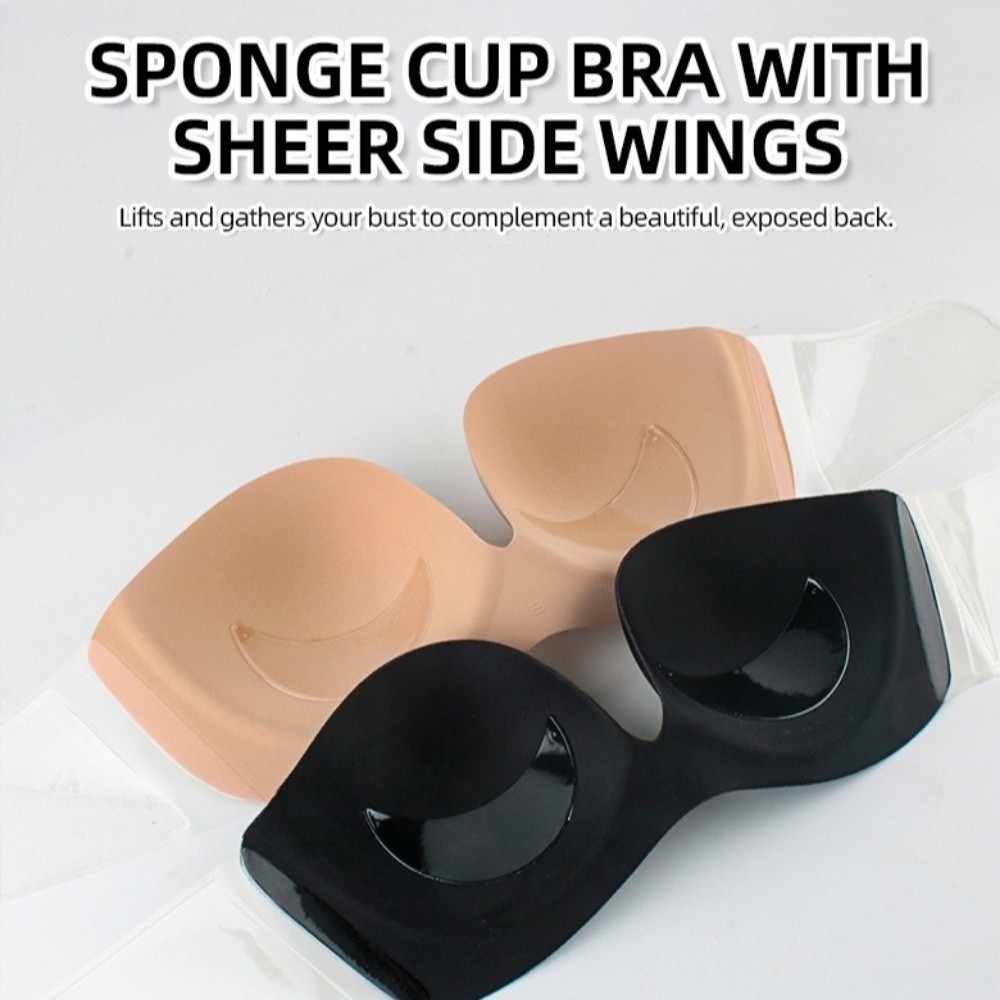 Underwear Seamless Invisible B - Backless Bra Sticky recension och pris