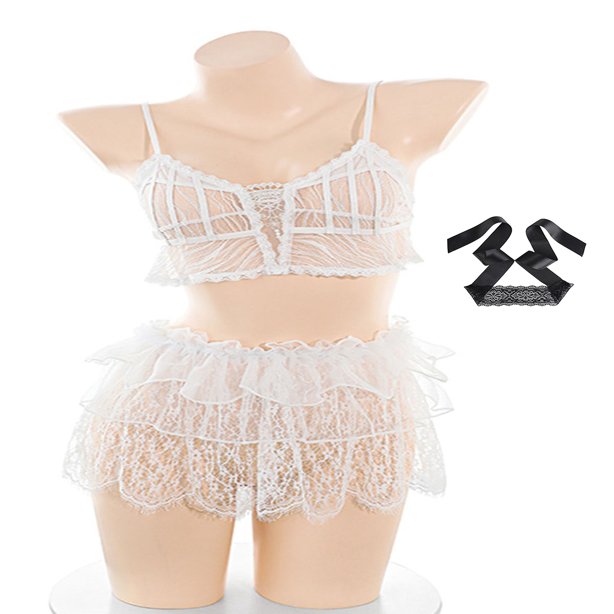 LISM Sweet Sheer Lace Lingerie - Lace Bralette Set recension och pris