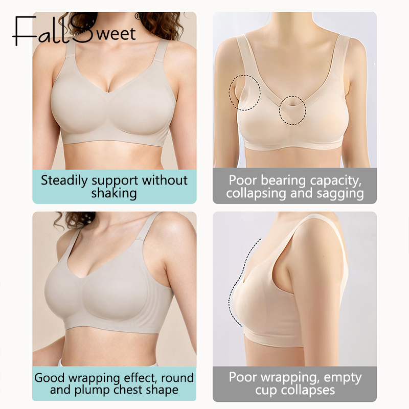 FallSweet Women Push-Up Seamle - Full Coverage Bra recension och pris