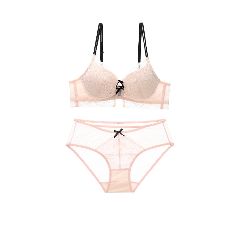 New Girly Sweet Lace Women Und - Lace Bralette Set recension och pris