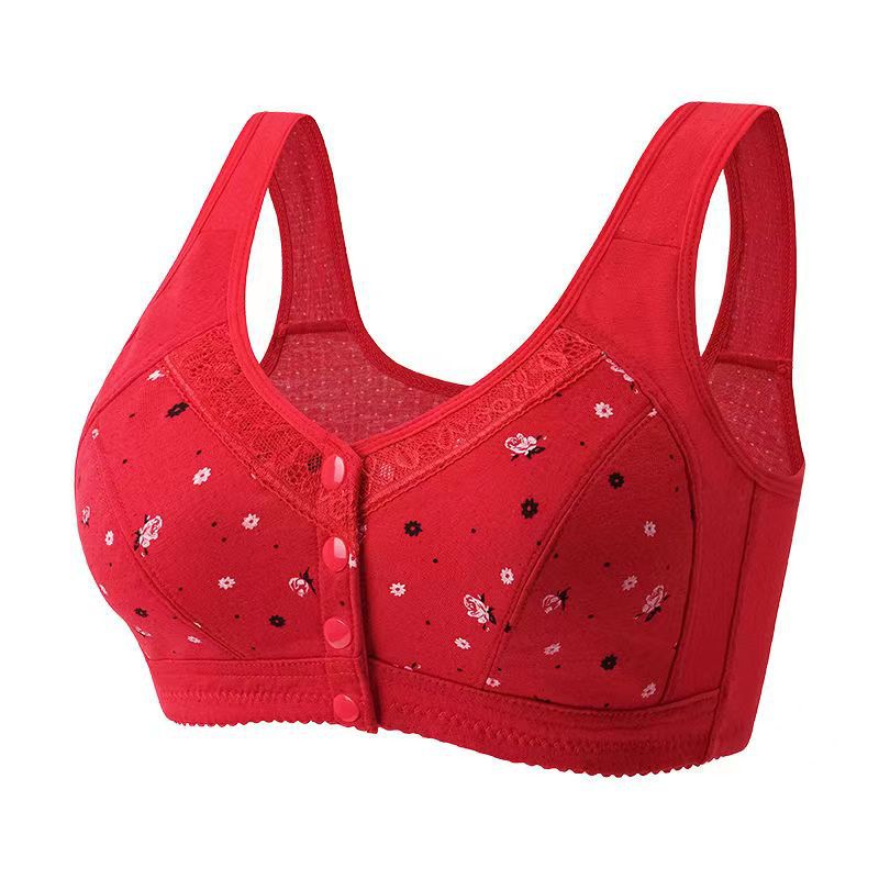 Floral Front Closure Bras for  - Full Coverage Bra recension och pris